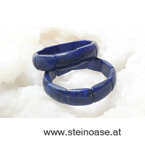 Armband Lapislazuli 'Breit' Gr.L